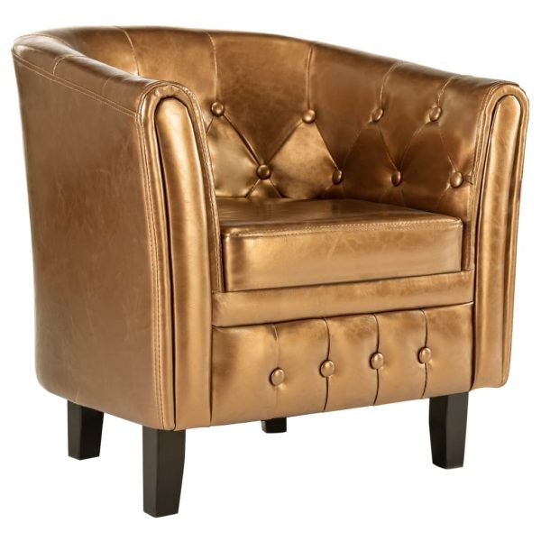 Tub Chair Faux Leather