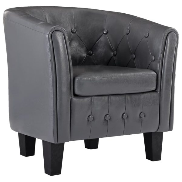 Tub Chair Faux Leather