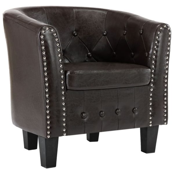 Tub Chair Faux Leather