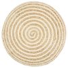 Handmade Pouffe Jute – 45×30 cm