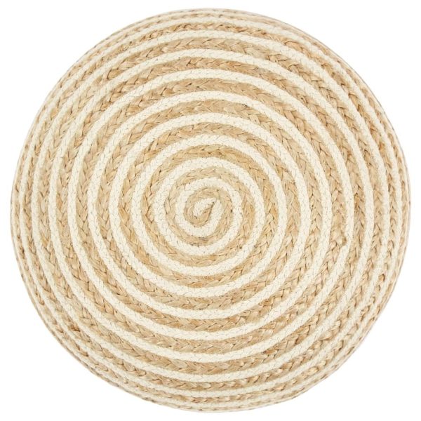 Handmade Pouffe Jute – 45×30 cm