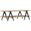 Coffee Table 115x60x40 cm Solid Mango Wood – Brown