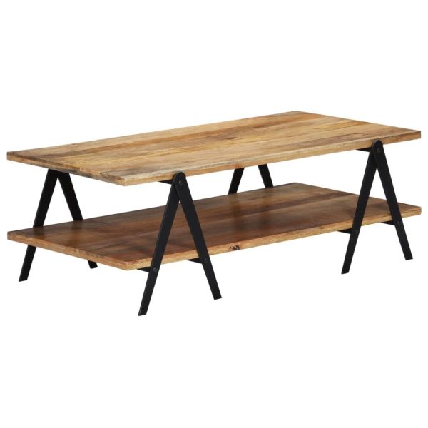 Coffee Table 115x60x40 cm Solid Mango Wood – Brown