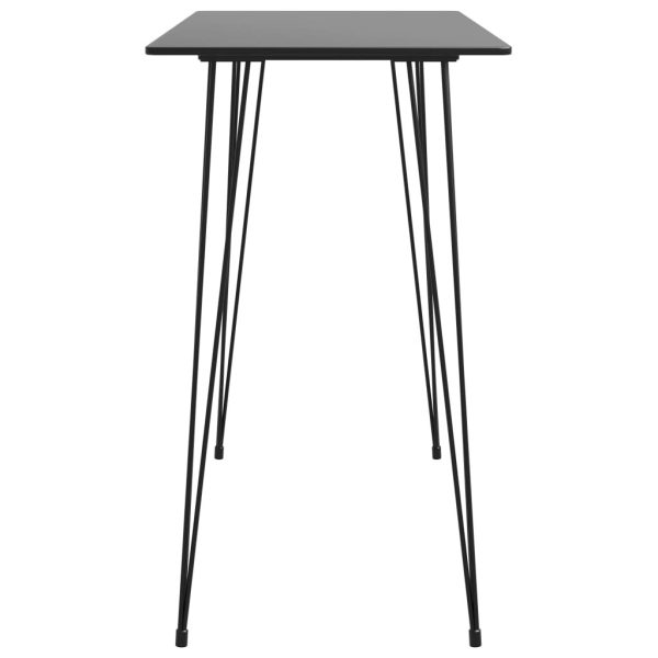 Bar Table 120x60x105 cm – Black