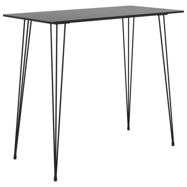 Bar Table 120x60x105 cm – Black