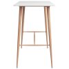 Bar Table 120x60x105 cm – White