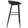 Bar Chairs 4 pcs – Black