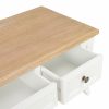 Cedarburg TV Cabinet 100x35x35 cm Wood – White and Brown
