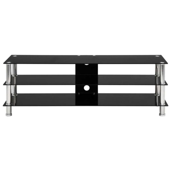 Dentsville TV Stand Tempered Glass