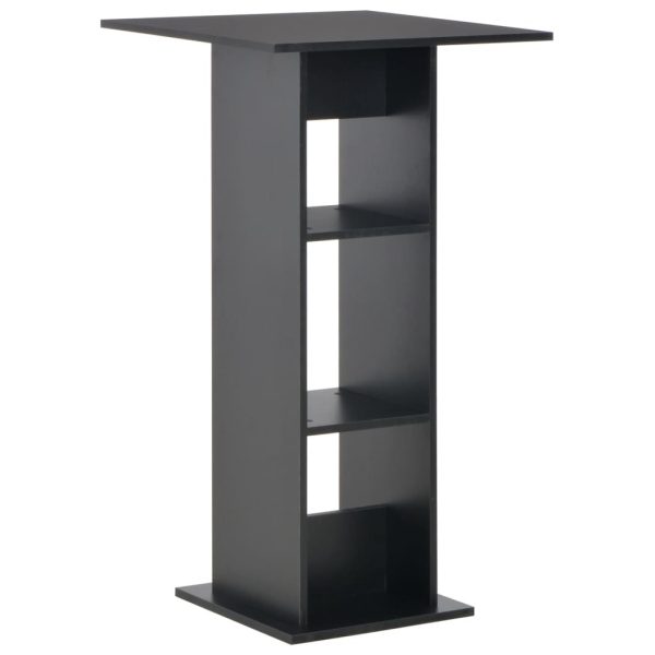 Bar Table 60x60x110 cm – Black