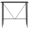 Bar Table 120x60x110 cm MDF – Black