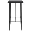 Bar Table 120x60x110 cm MDF – Black