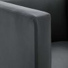 Cube Armchair Faux Leather – Grey