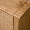 Side Cabinet 80x40x73 cm Pine Panama Range – Brown