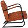 Relax Armchair Real Leather – Brown