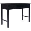 Writing Desk 110x45x76 cm Wood – Black