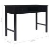 Writing Desk 110x45x76 cm Wood – Black