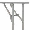 Foldable Breakfast Bar Set with 2 Chairs – Grey and Silver