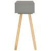 Console Table Solid Pinewood 80x30x72 cm – Grey
