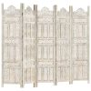 Puyallup Hand carved Room Divider 120×165 cm Solid Mango Wood