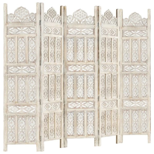 Puyallup Hand carved Room Divider 120×165 cm Solid Mango Wood