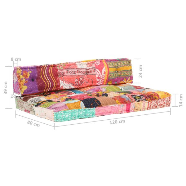 Pallet Sofa Cushion Fabric Patchwork – MULTICOLOUR