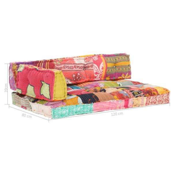 Pallet Sofa Cushion Fabric Patchwork – MULTICOLOUR