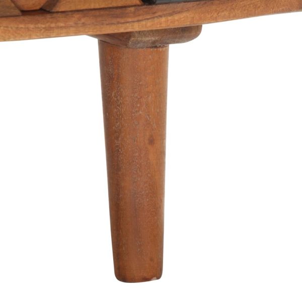 Coffee Table 68x68x38 cm – Solid Acacia Wood
