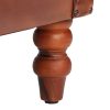 Armchair Real Goat Leather – Brown