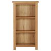 Bookcase Solid Oak Wood – 45×22.5×82 cm