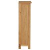 Bookcase Solid Oak Wood – 45×22.5×82 cm