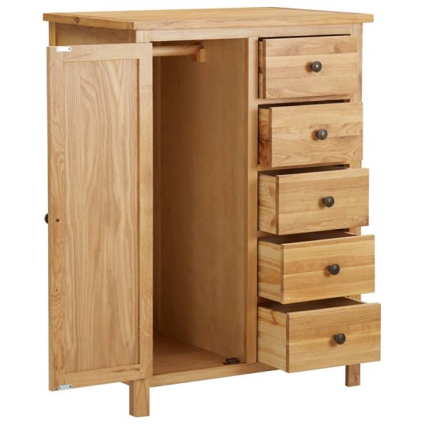 Wardrobe 76x52x105 cm Solid Wood