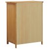 Wardrobe 76x52x105 cm Solid Wood – Brown