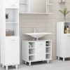 4 Piece Bathroom Furniture Set Engineered Wood – White