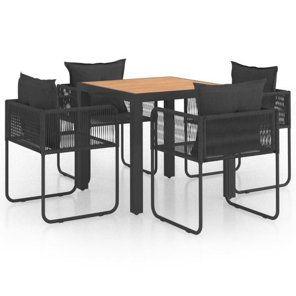 Garden Dining Set PVC Rattan