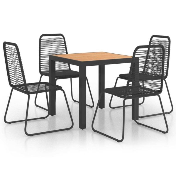 Garden Dining Set PVC Rattan