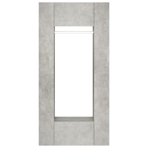 Hallway Cabinets 2 pcs Engineered Wood – Concrete Grey