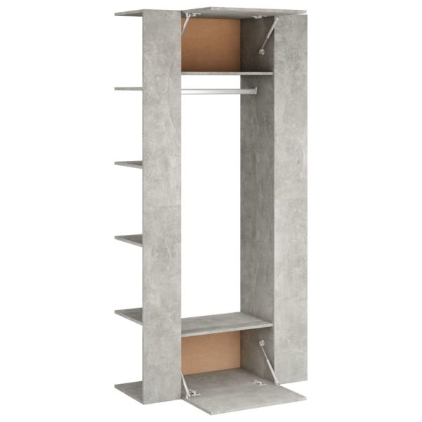 Hallway Cabinets 2 pcs Engineered Wood – Concrete Grey