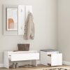 Hallway Furniture Set Engineered Wood – White