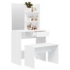 Dressing Table Set 74.5x40x141 cm – White