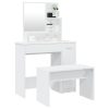 Dressing Table Set 86.5x35x136 cm – White