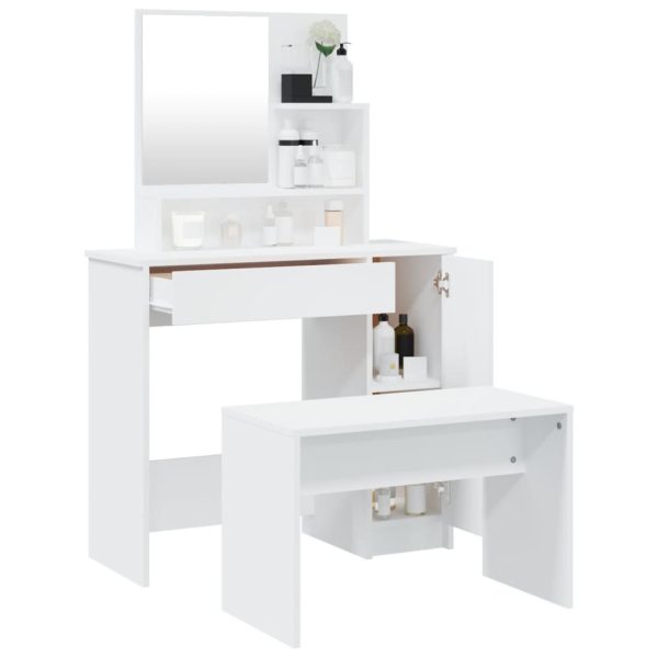 Dressing Table Set 86.5x35x136 cm – White