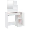 Dressing Table Set 86.5x35x136 cm – White