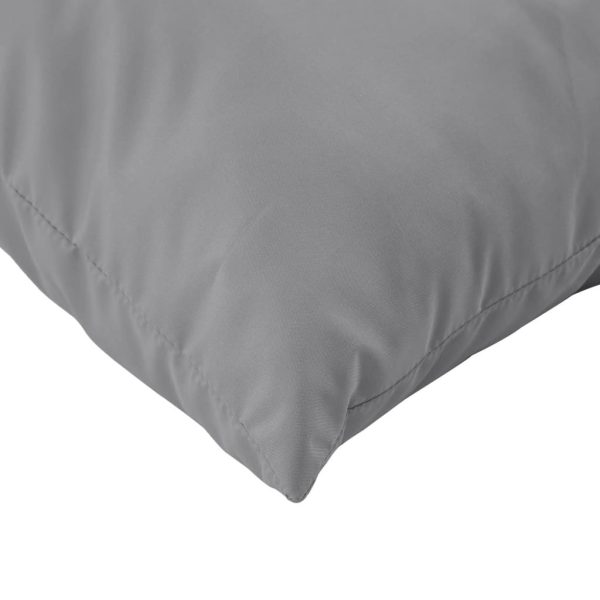 Pallet Sofa Cushions 2 pcs Fabric – Grey, Corner Sofa