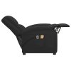 Electric Stand Up Massage Chair Faux Leather – Black