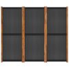 Ellicott Room Divider – 210×180 cm, Black