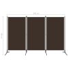 Galena Room Divider – 260×180 cm, Brown