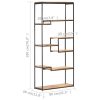 Bookcase 80x30x180 cm – Solid Acacia Wood