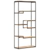 Bookcase 80x30x180 cm – Solid Acacia Wood