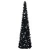 Pop-up Artificial Christmas Tree PET – 180×45 cm, Black